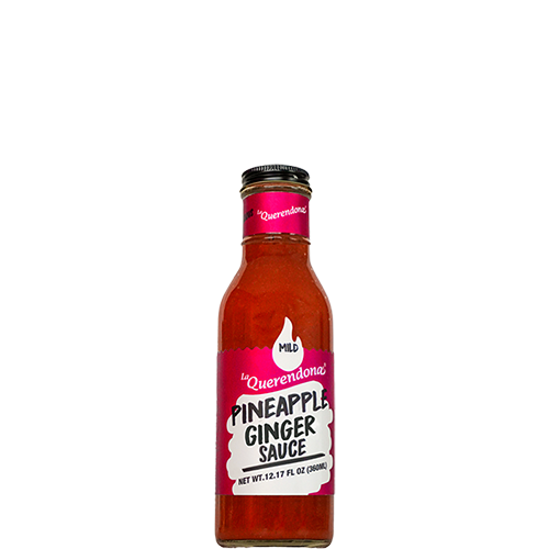 Botella de Salsa Piña Jengibre Querendona - Sabor tropical con jengibre picante