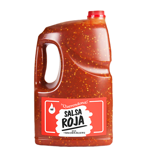 Galón de Salsa Roja Querendona - Picante y auténtica con chile de árbol y jalapeño