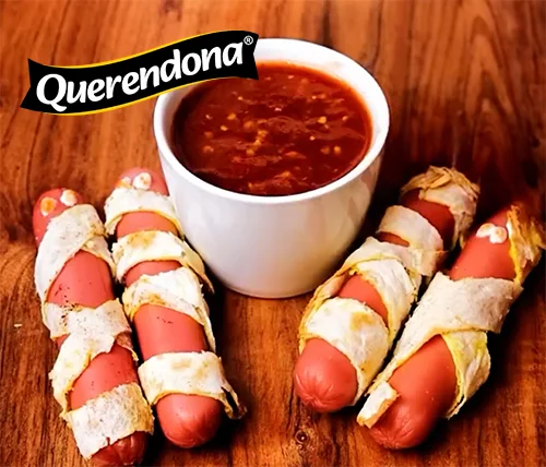 Salchichas Envueltas Crunch con Dip Querendona